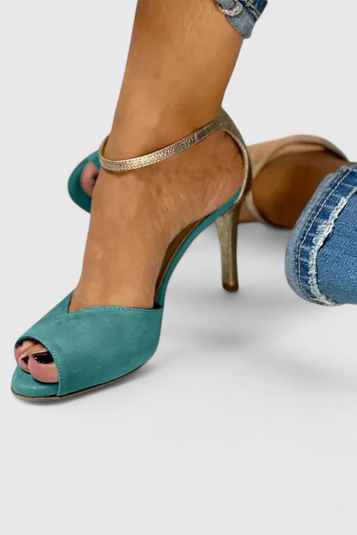 Verdiana | Décolleté Eleganti Verde Smeraldo