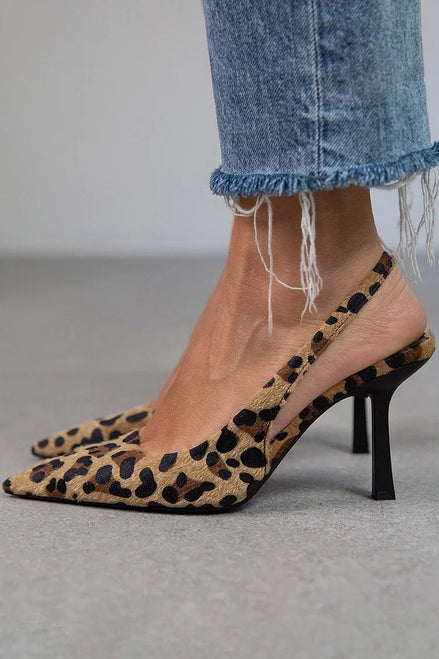 Wild Grace™ | Décolleté con stampa leopardata D'Orsay