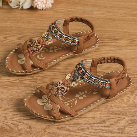 Nadia – Sandali ortopedici in stile Ibiza per comfort ed eleganza.