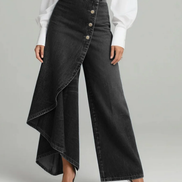 Aubrey™ | Pantaloni in denim con nodo