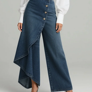 Aubrey™ | Pantaloni in denim con nodo