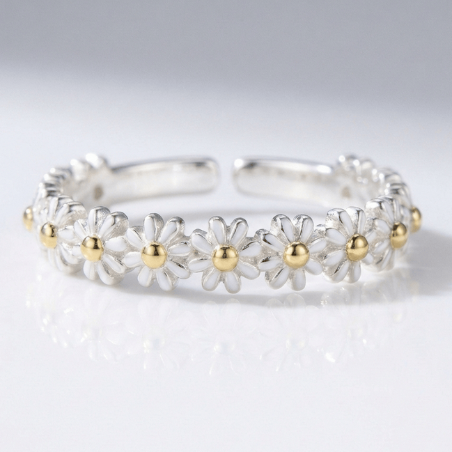 Anello Gardenia Regolabile