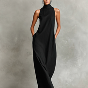 Chiara | Abito Maxi Collo Alto