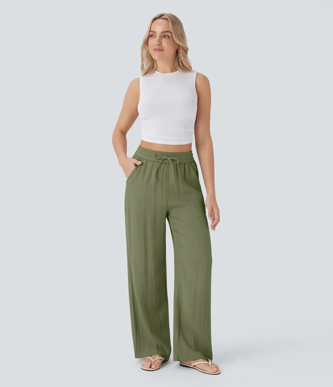 Laura | Pantalone in Lino Estivo
