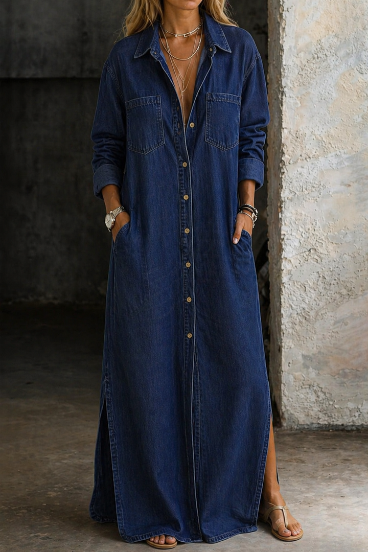 Domenica | Abito Chic con Bottoni