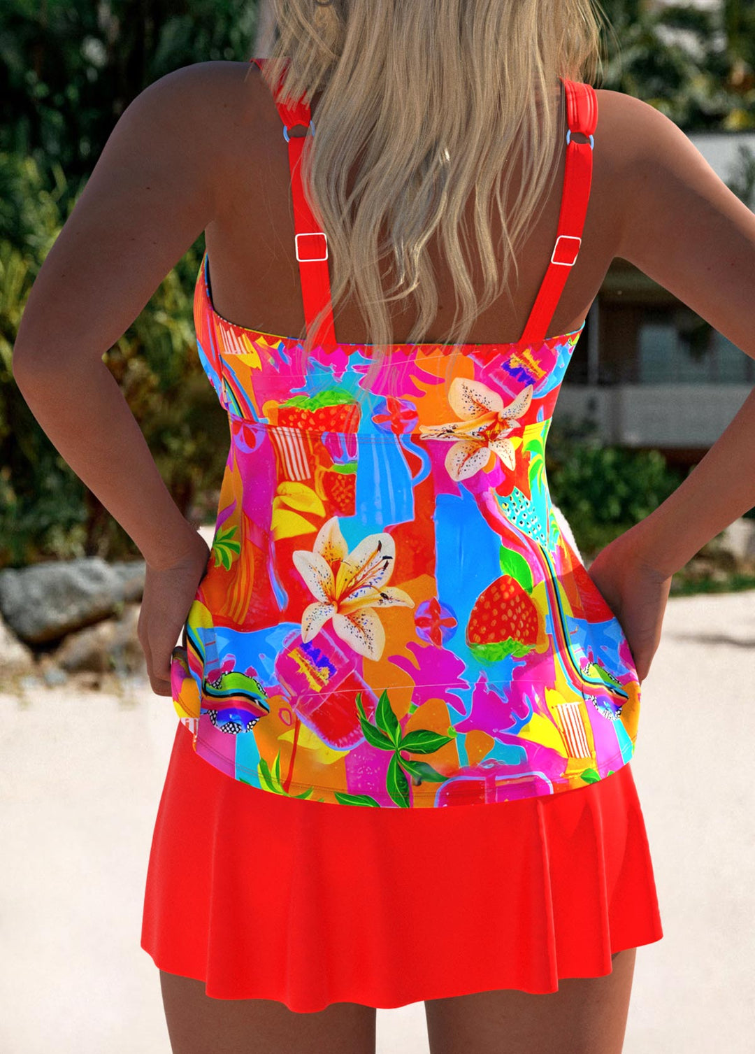 Eleonora | Vestito Tankini Floreale Chic