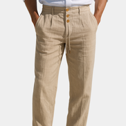 Lino Uomo – Pantaloni in lino leggeri per l'estate