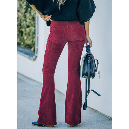 Noble Denim | Pantaloni a zampa in velluto a coste