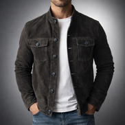 Giacca in pelle scamosciata Caspian |