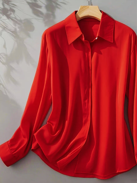 Camicetta Soleil | Elegante camicia a maniche lunghe con bottoni