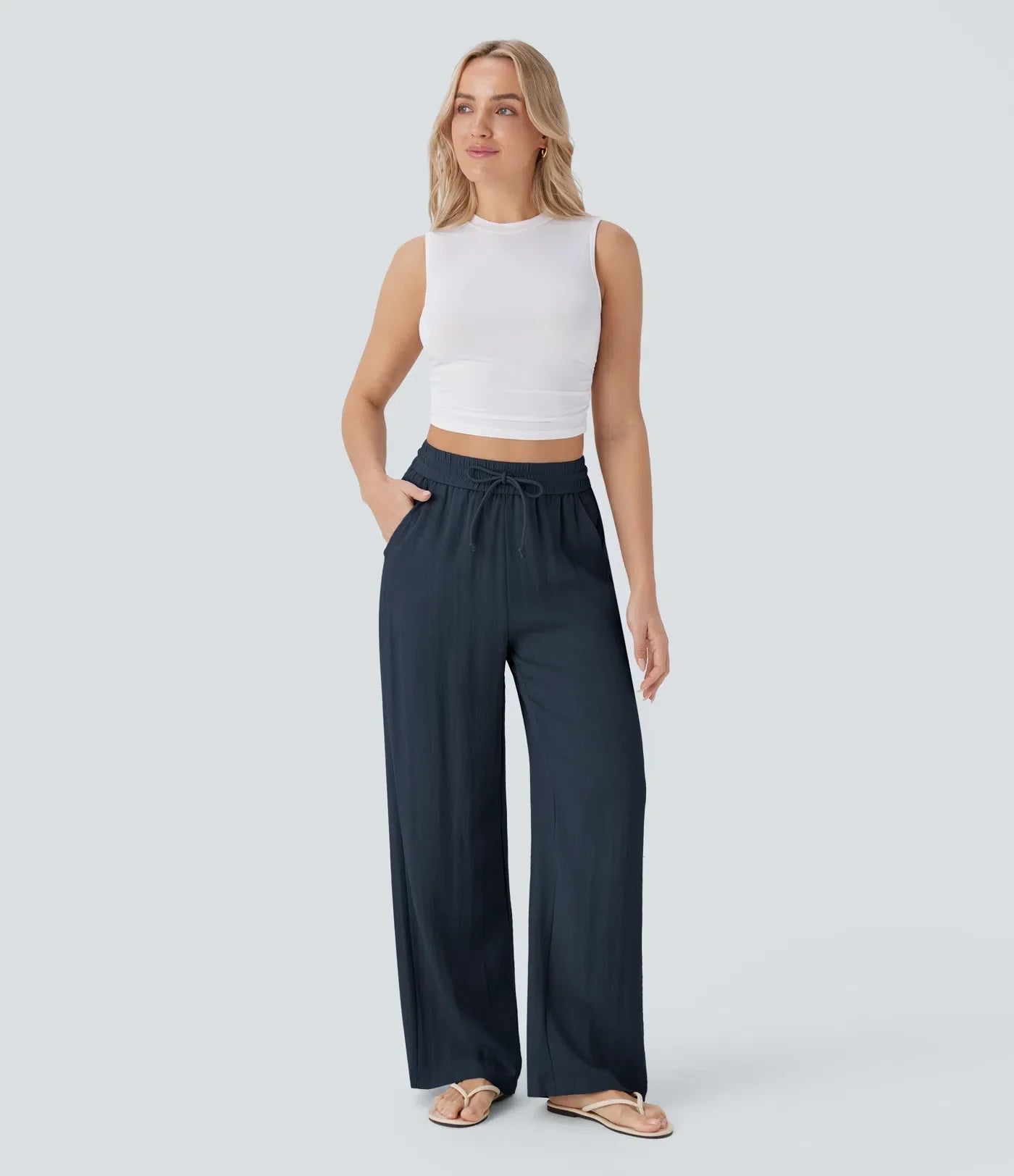 Pantaloni Nova | Eleganti pantaloni in lino
