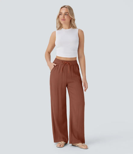 Pantaloni Nova | Eleganti pantaloni in lino