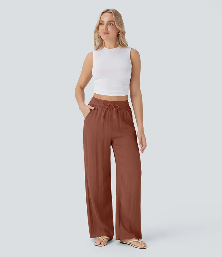 Laura | Pantalone in Lino Estivo