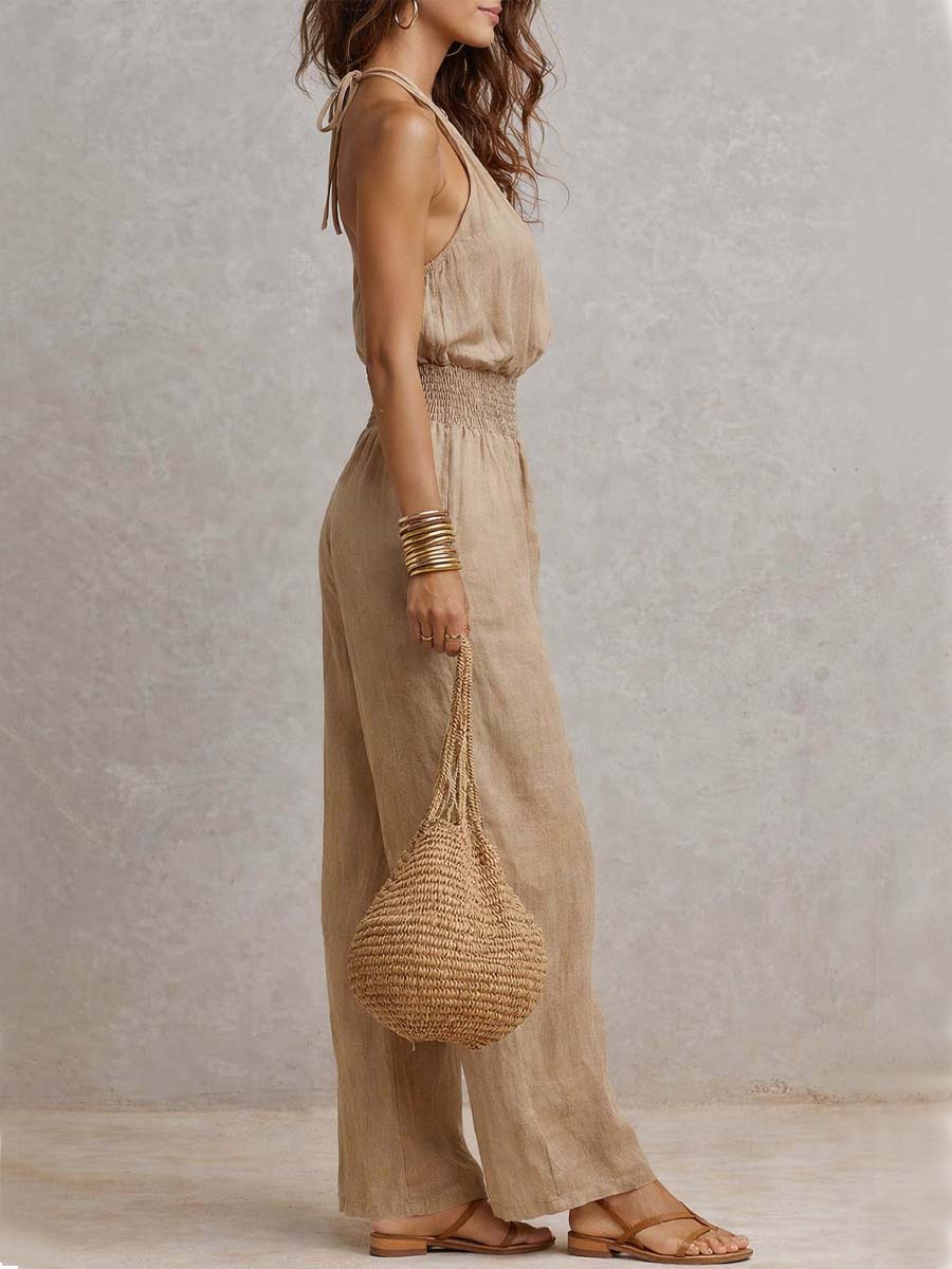 Irene | Tuta con Scollo all'Americana