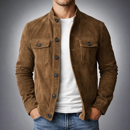 Giacca in pelle scamosciata Caspian |