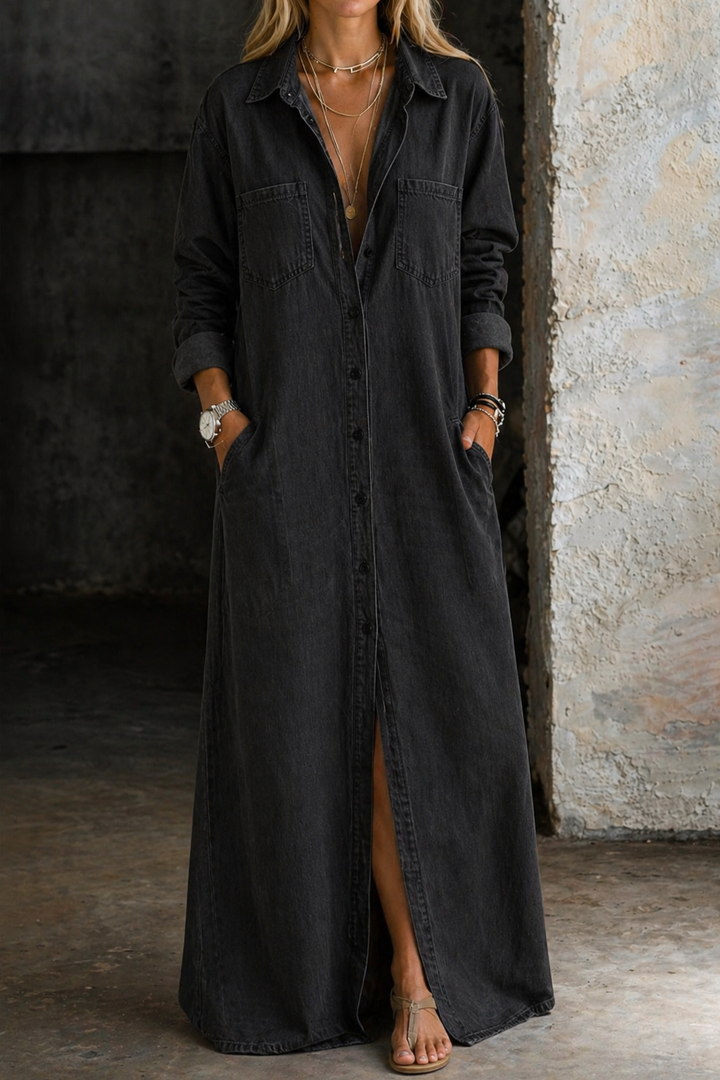 Domenica | Abito Chic con Bottoni