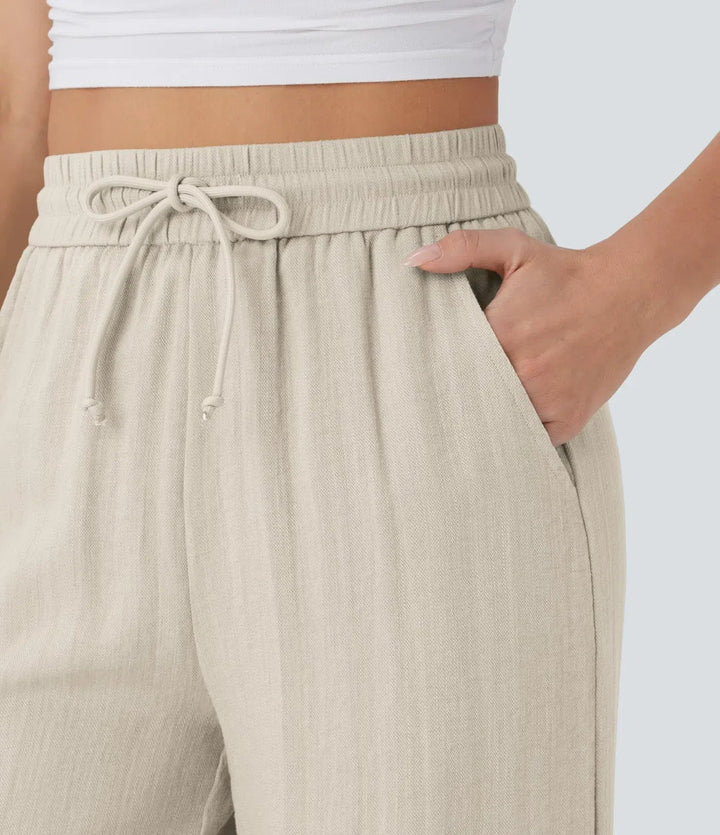 Laura | Pantalone in Lino Estivo