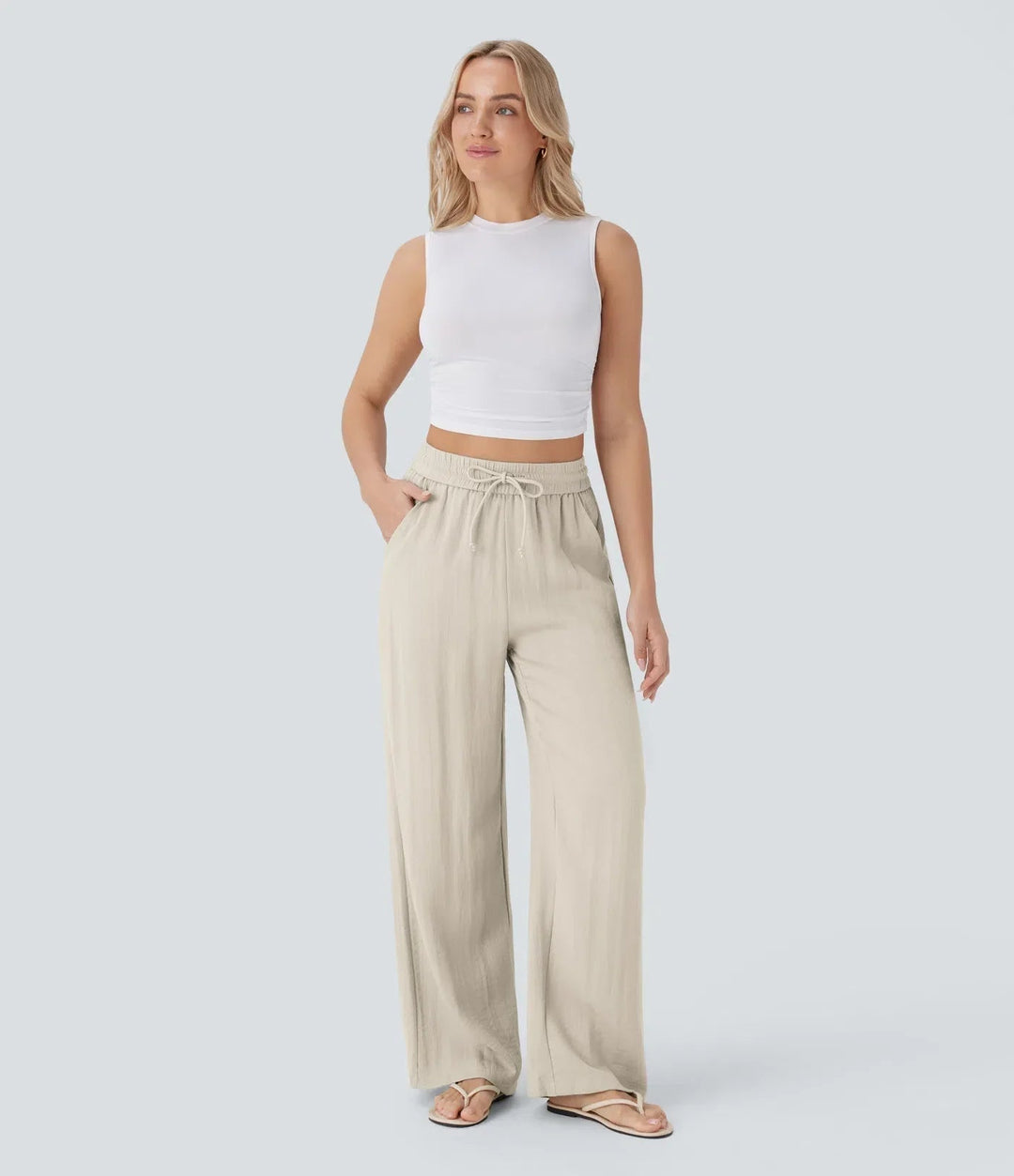 Laura | Pantalone in Lino Estivo