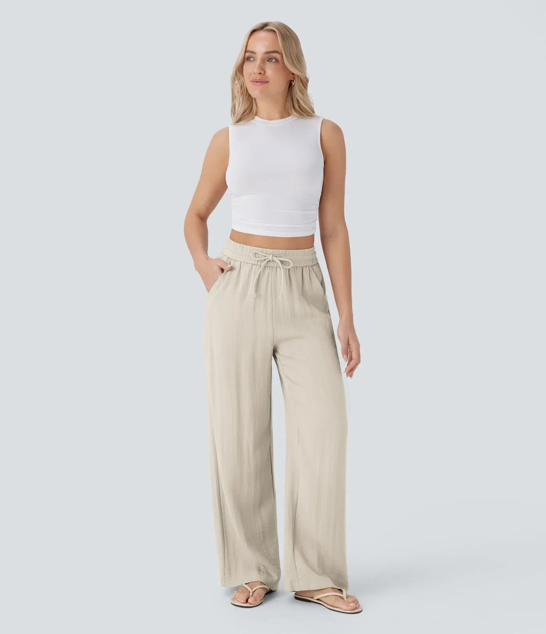 Pantaloni Nova | Eleganti pantaloni in lino