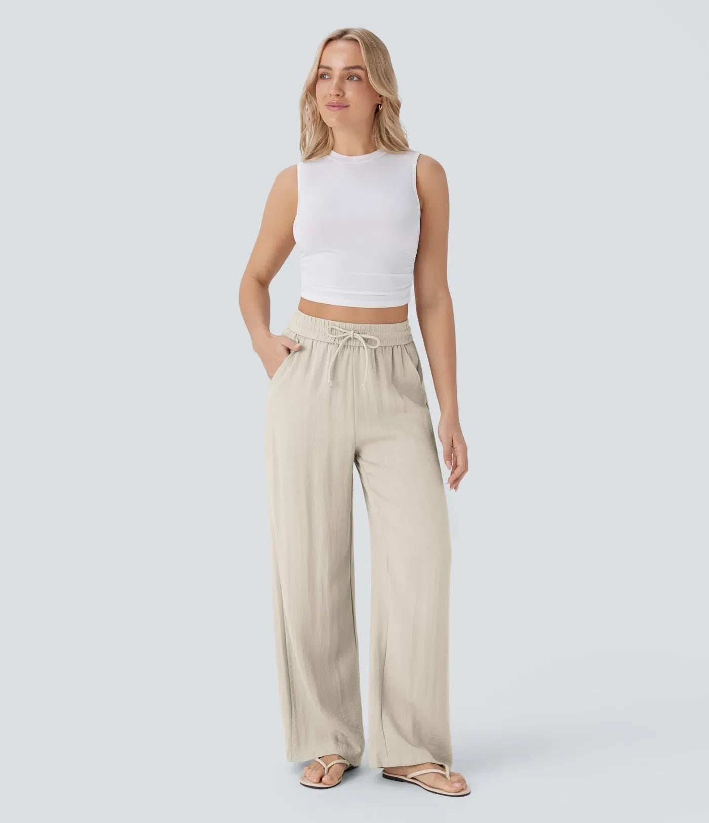 Pantaloni Nova | Eleganti pantaloni in lino