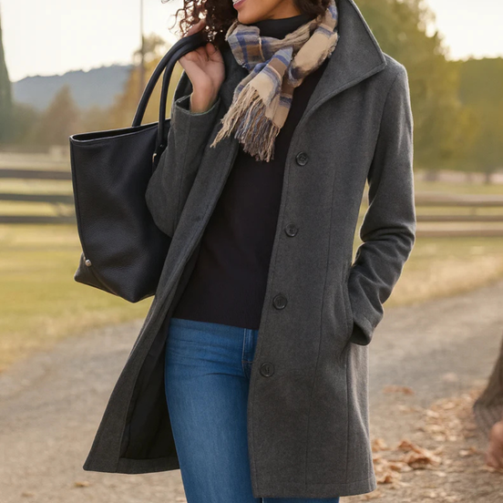 Severina | Cappotto Heritage in Misto Lana