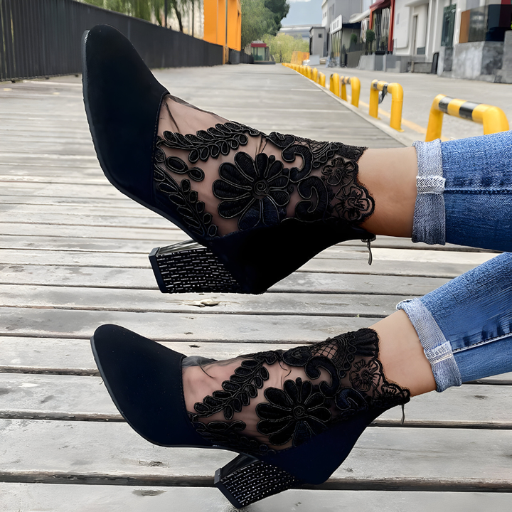 Ludmilla | Scarpe con Tacco Ortopedico Eleganti e Traspiranti