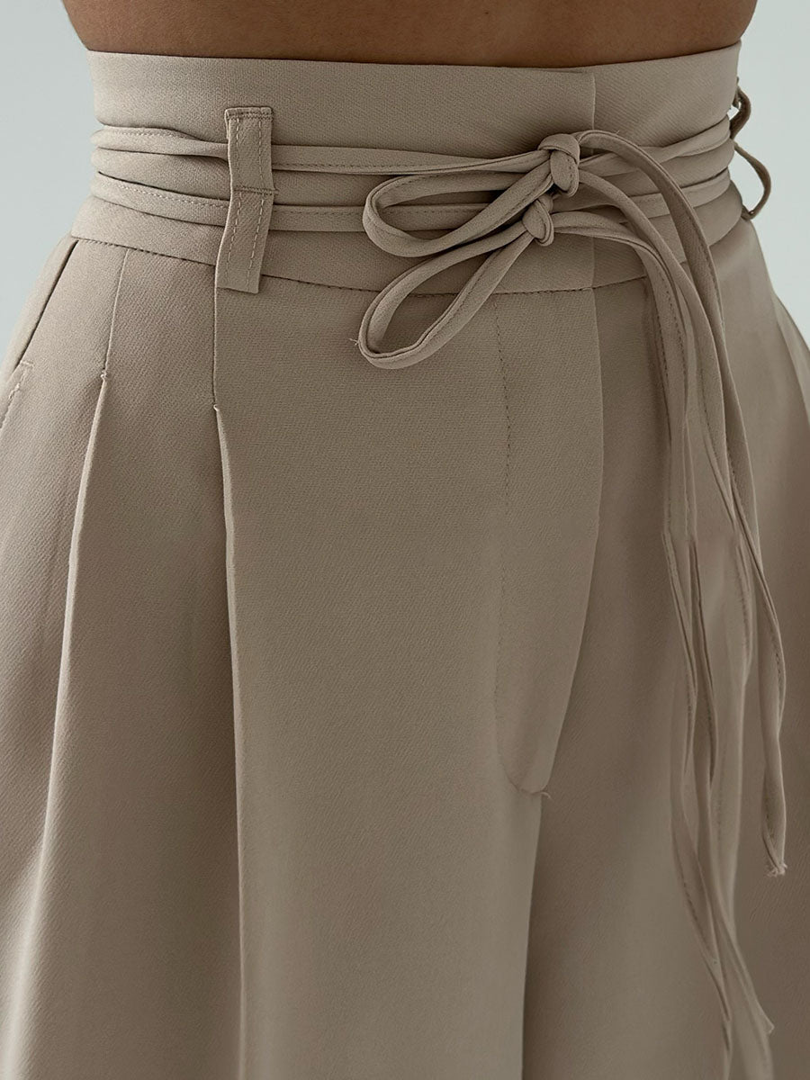 Elara Flared | Pantaloni a gamba larga a vita alta