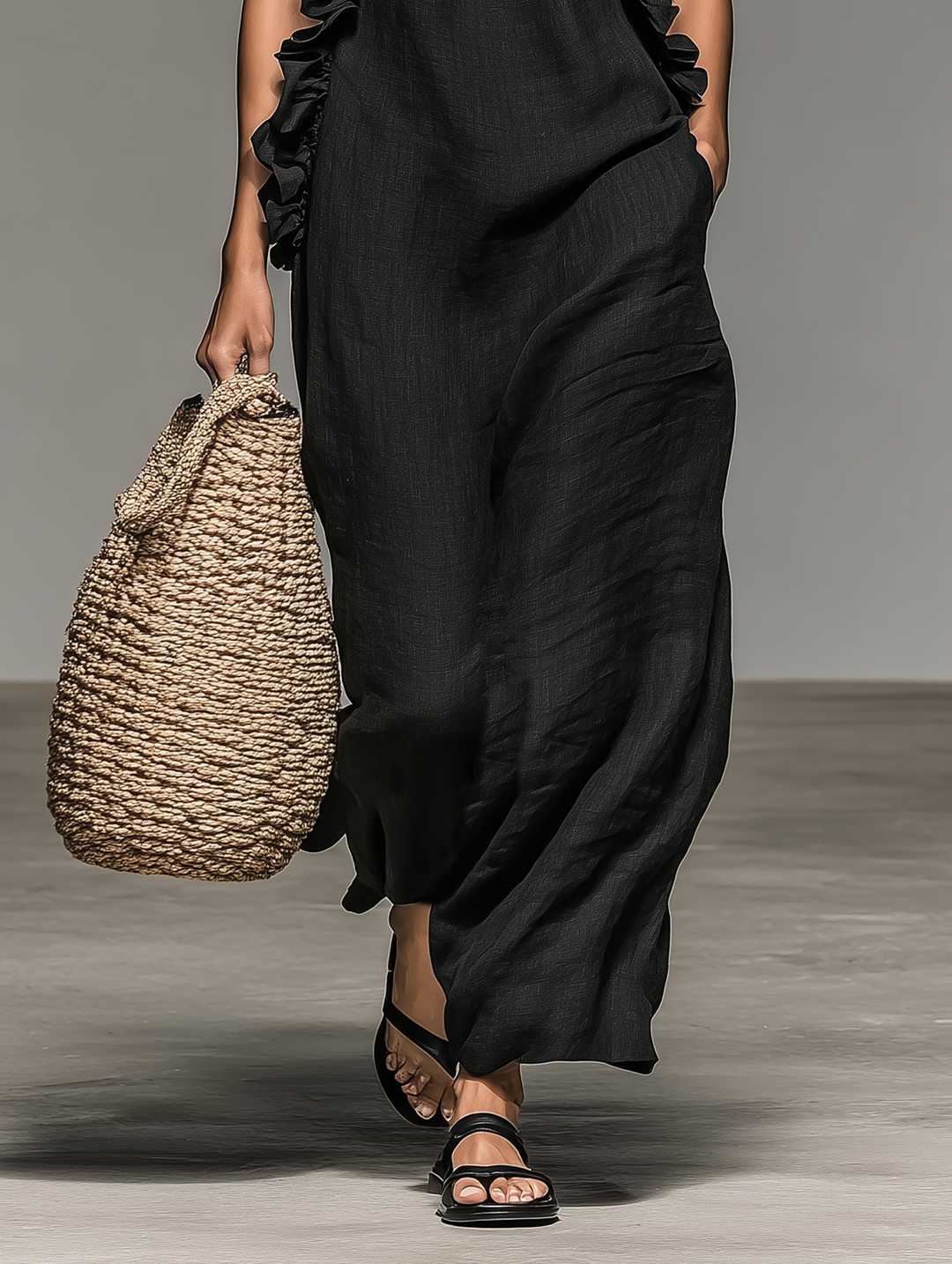 Lia | Abito Leggero con Tasche