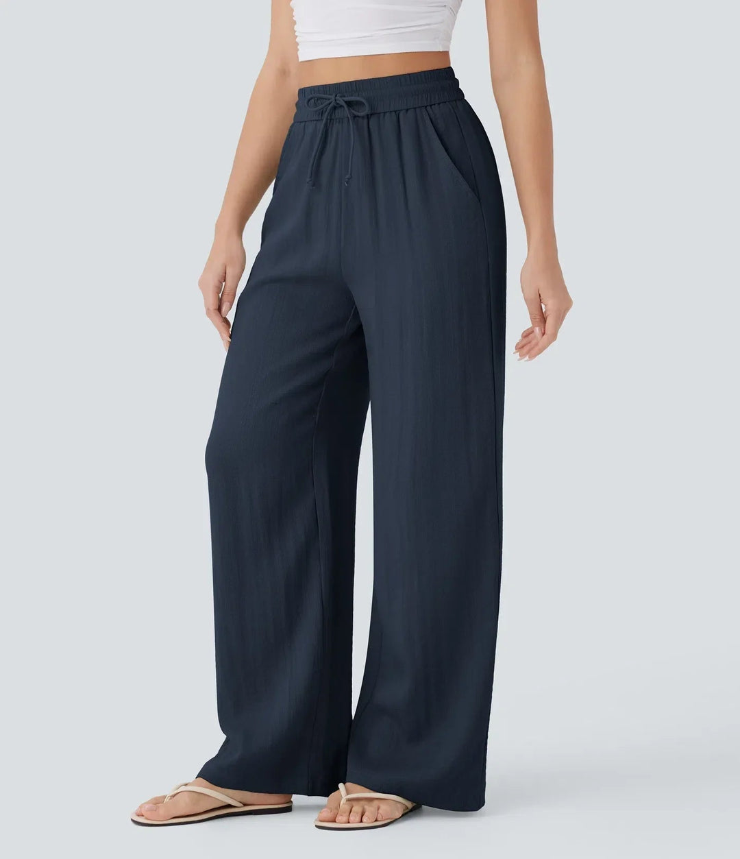 Laura | Pantalone in Lino Estivo