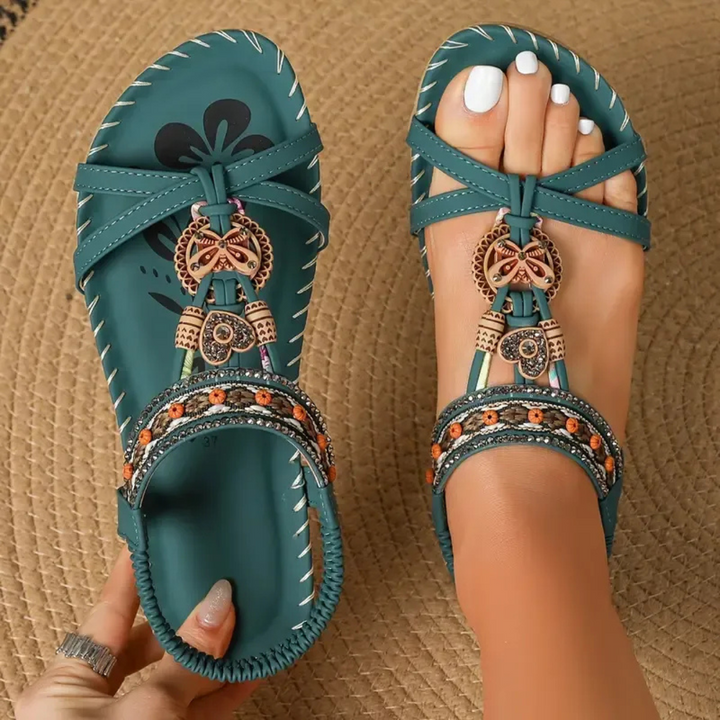 Nadia – Sandali ortopedici in stile Ibiza per comfort ed eleganza