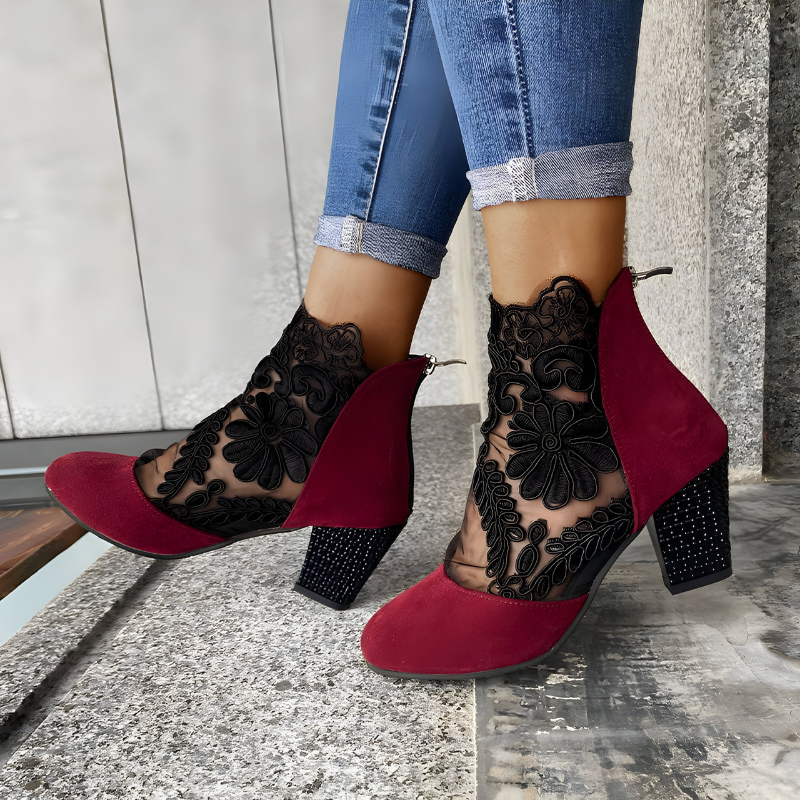 Ludmilla | Scarpe con Tacco Ortopedico Eleganti e Traspiranti