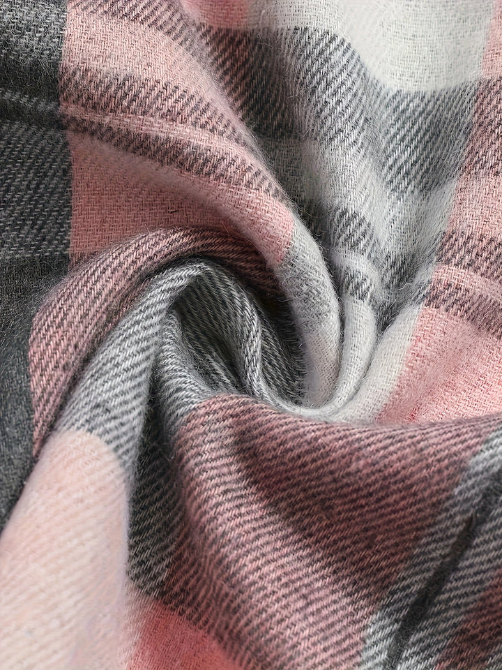 Chiara | Camicia Vichy a Maniche Lunghe
