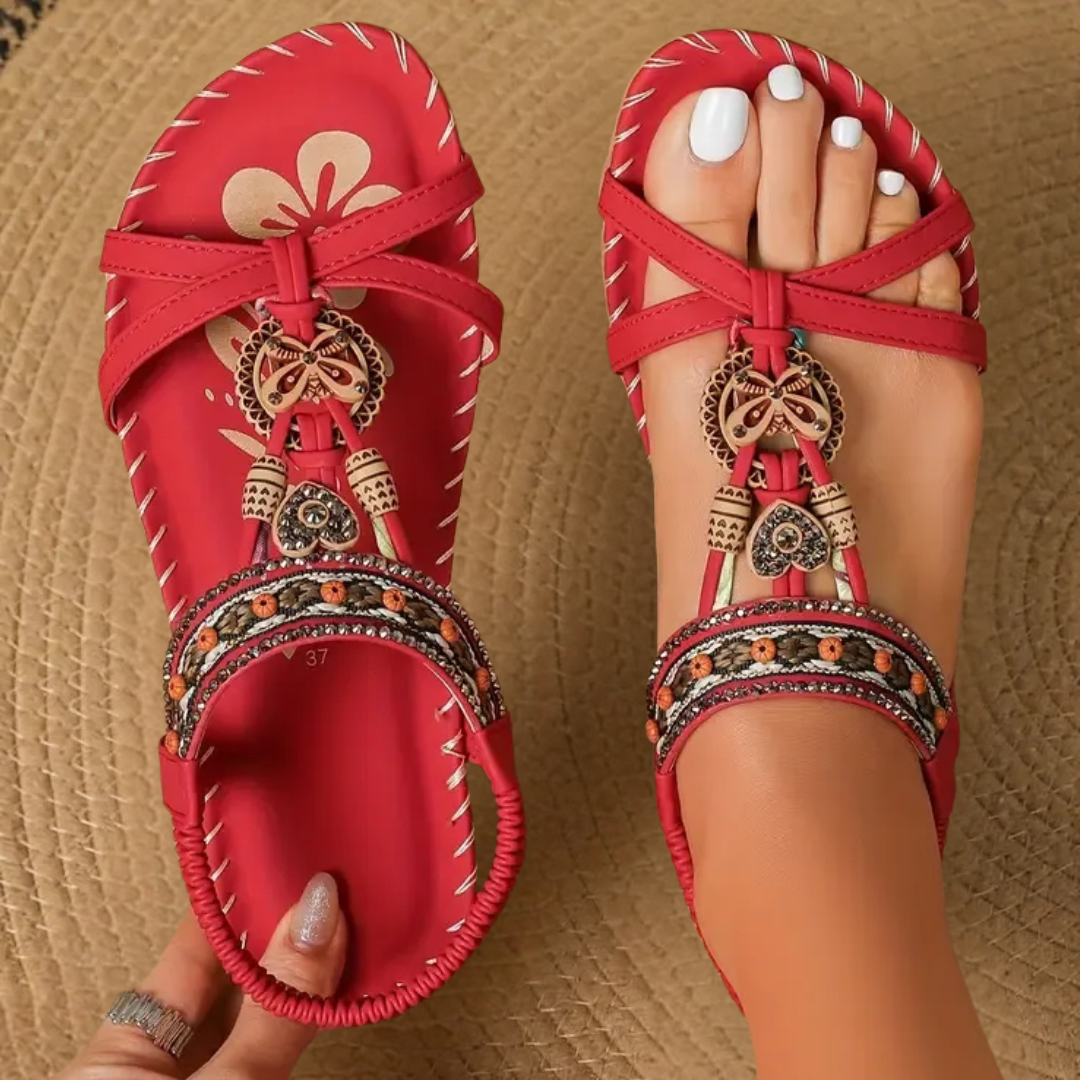 Nadia – Sandali ortopedici in stile Ibiza per comfort ed eleganza