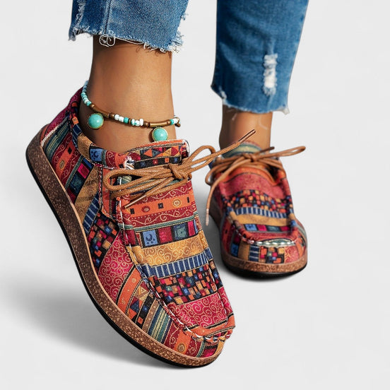 Rossana | Sneakers Comfort Patchwork con Platform