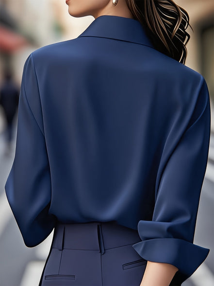 Camicetta Soleil | Elegante camicia a maniche lunghe con bottoni