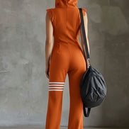 Zara Flow | Tuta sportiva retrò con cappuccio e righe