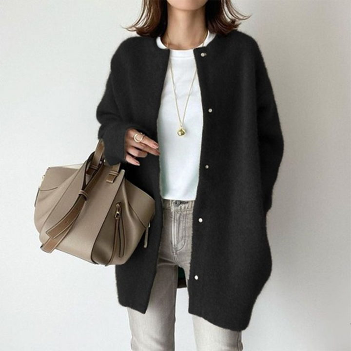Martina | Cardigan Scamosciato