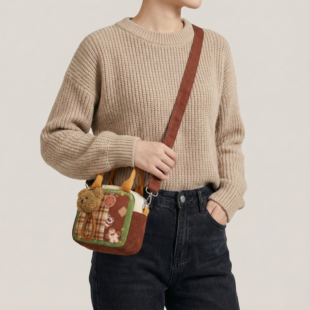 Tamara | Borsa a Tracolla con Orsetti