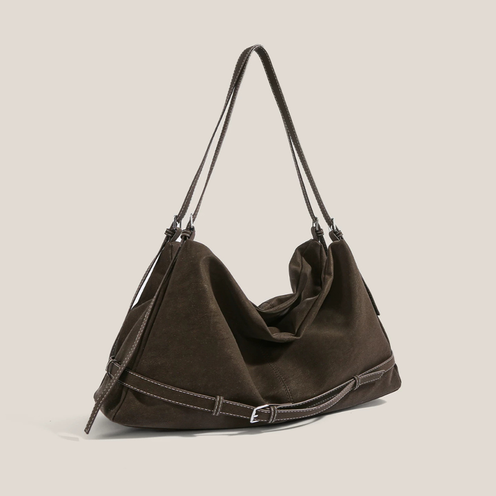Fausta | Borsa a Spalla in Camoscio