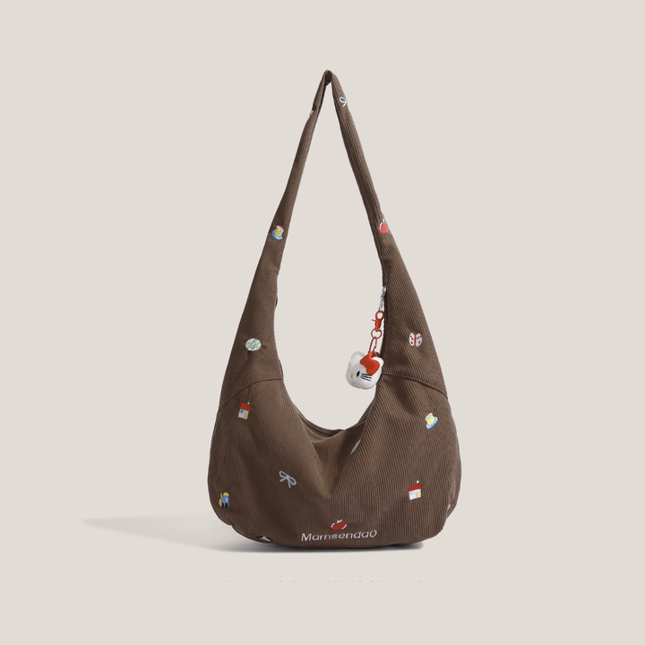 Noelia | Borsa in Velluto a Coste
