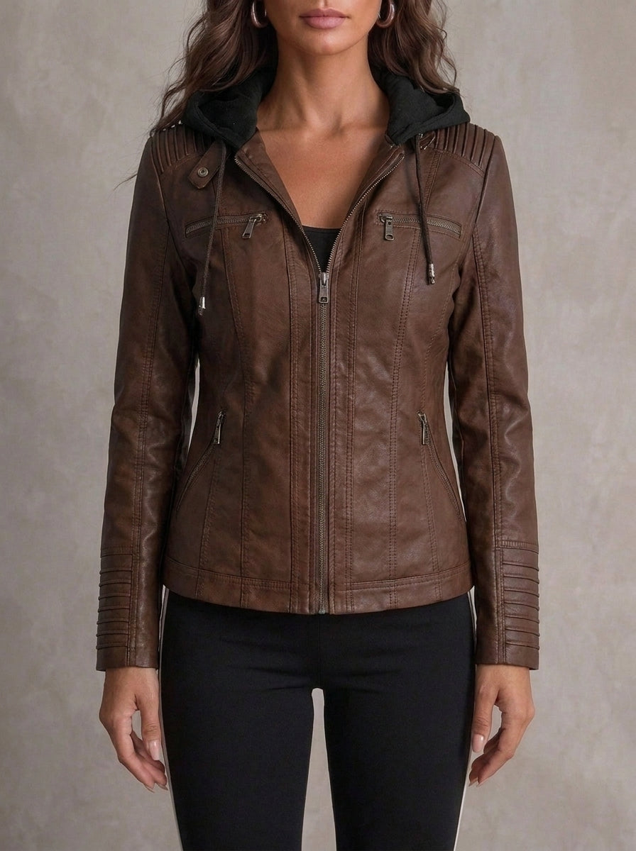 Fiammetta | Giacca in Ecopelle Resistente ed Elegante