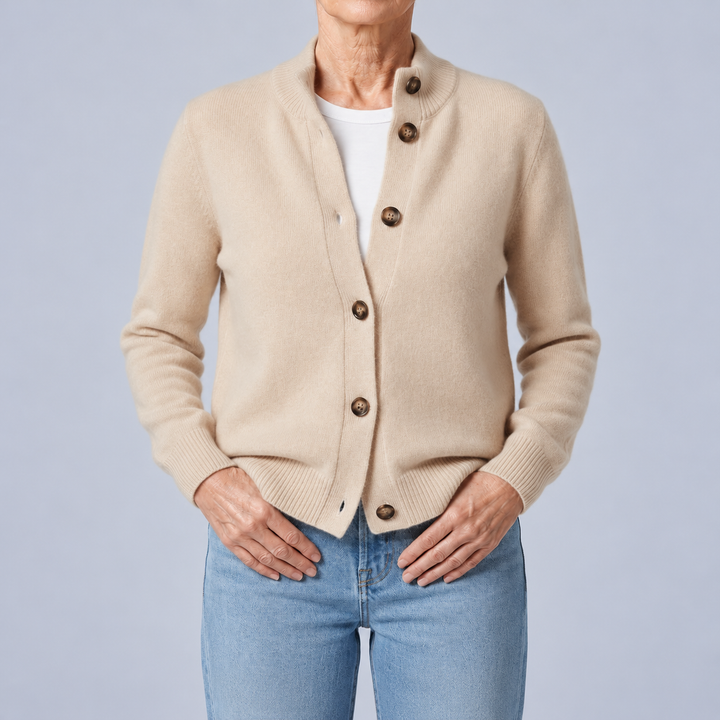 Gemma | Cardigan Morbido con Bottoni