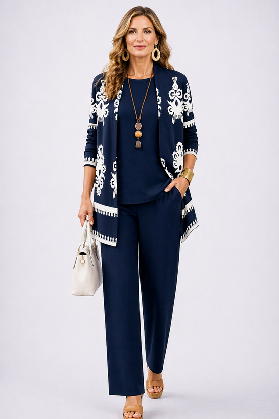 Bianca | Completo da tre pezzi Classic Elegance