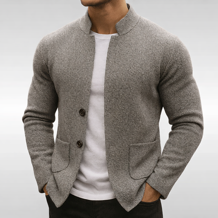 Gilet con bottoni | Giacca in maglia moderna