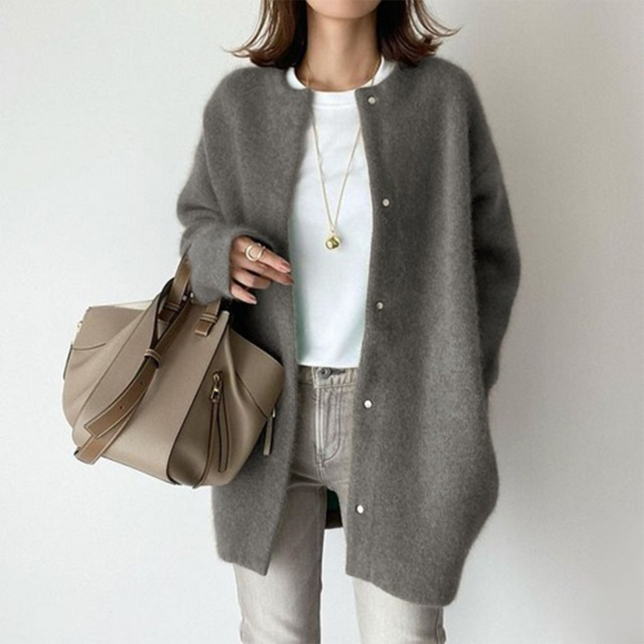 Martina | Cardigan Scamosciato