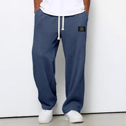 Leroy| Pantaloni Larghi con Trama a Nido d’Ape