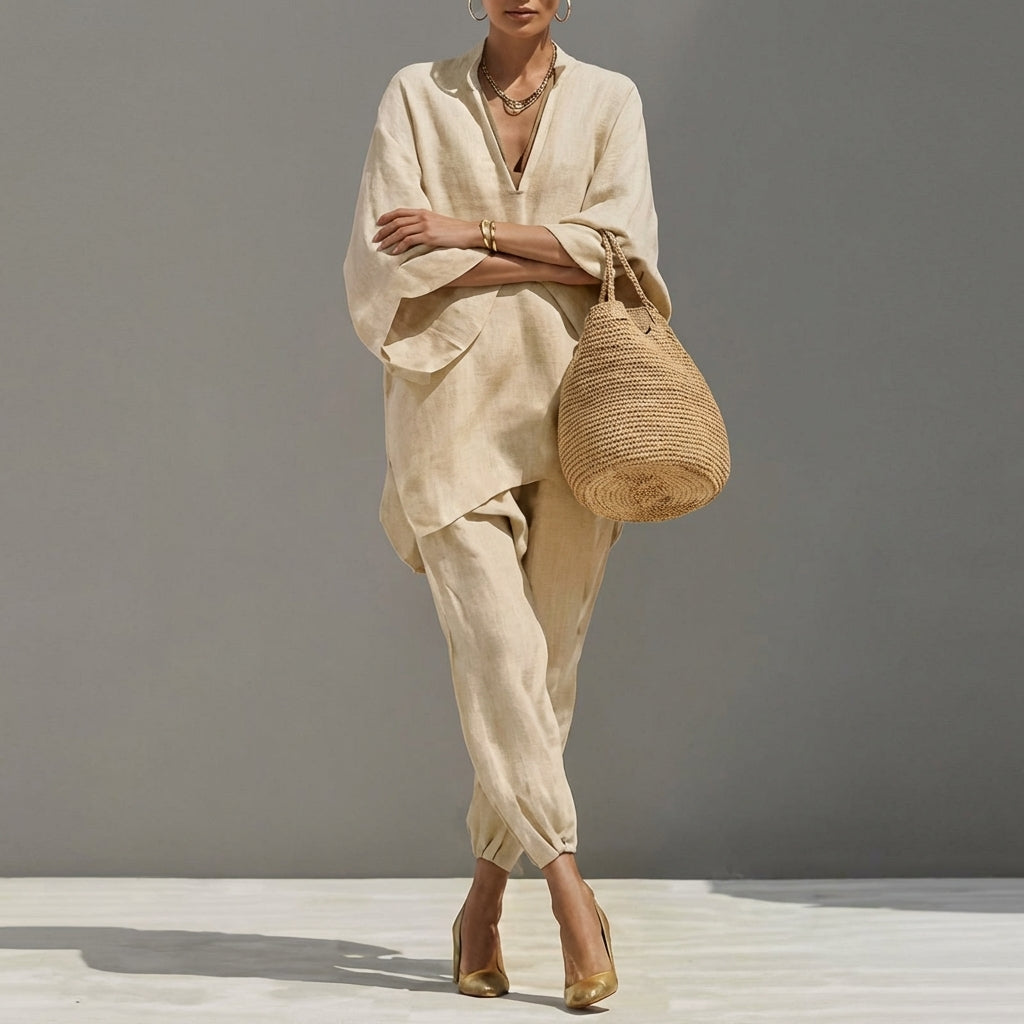 Cecilia | Completo Comfort con Scollo a V