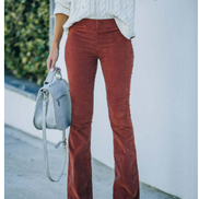 Noble Denim | Pantaloni a zampa in velluto a coste