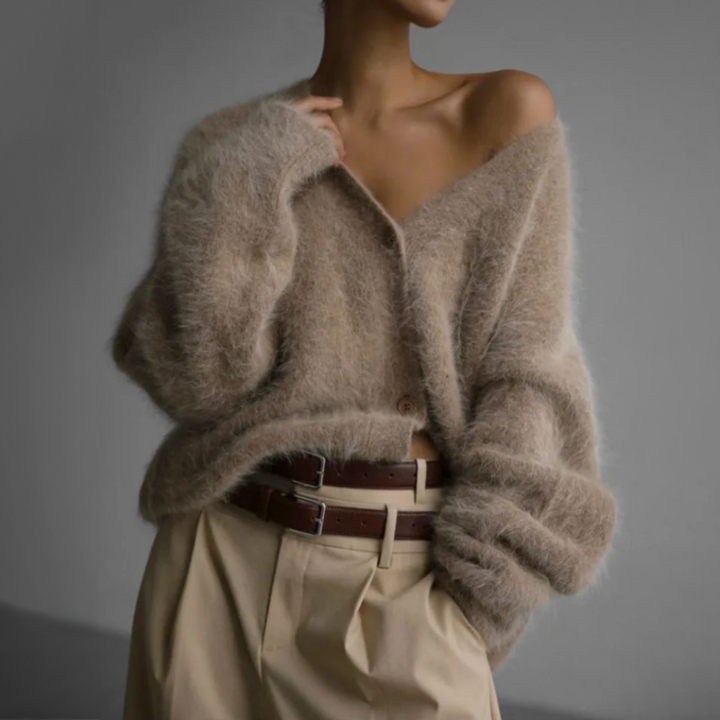 Giulia | Cardigan Autunnale in Maglia Morbida