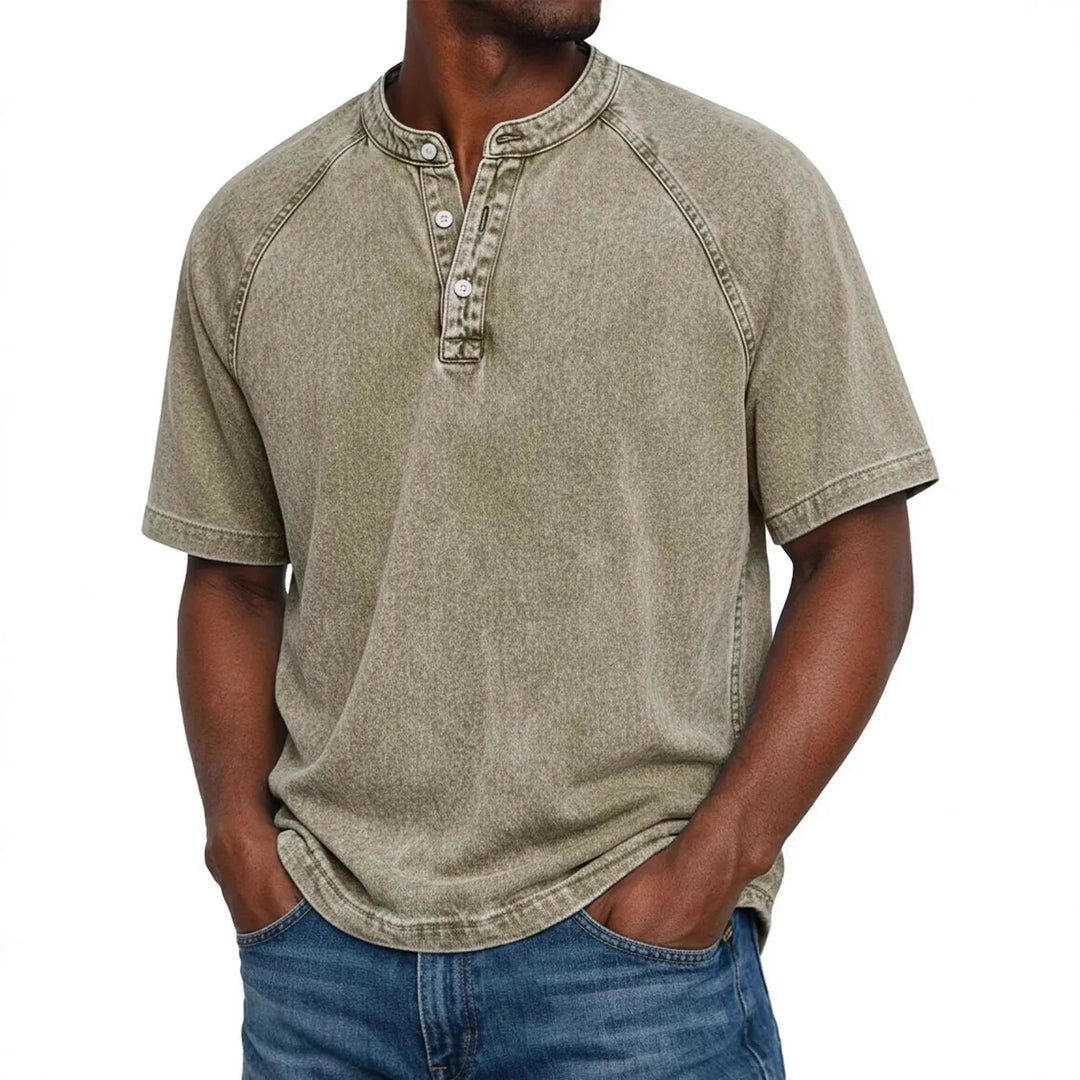 Varel | Camicia vintage da uomo con bottoni